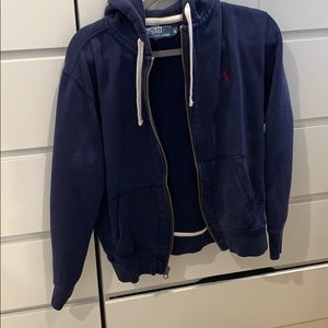 Navy Polo Ralph Lauren Zip Up